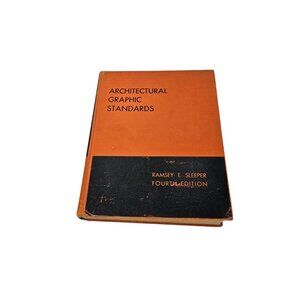 Architectural Graphic Standards 4th Fourth Edition 1951 Hardcover Ramsey Sleeper